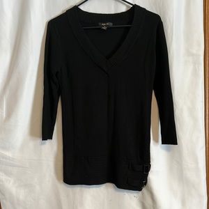 Style&CO. Sweater, Black Size Medium, only worn once.  Very good condition.